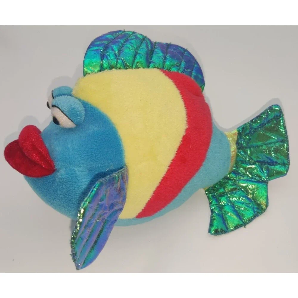 Ganz Webkinz Colorful Pucker Fish Plush 9